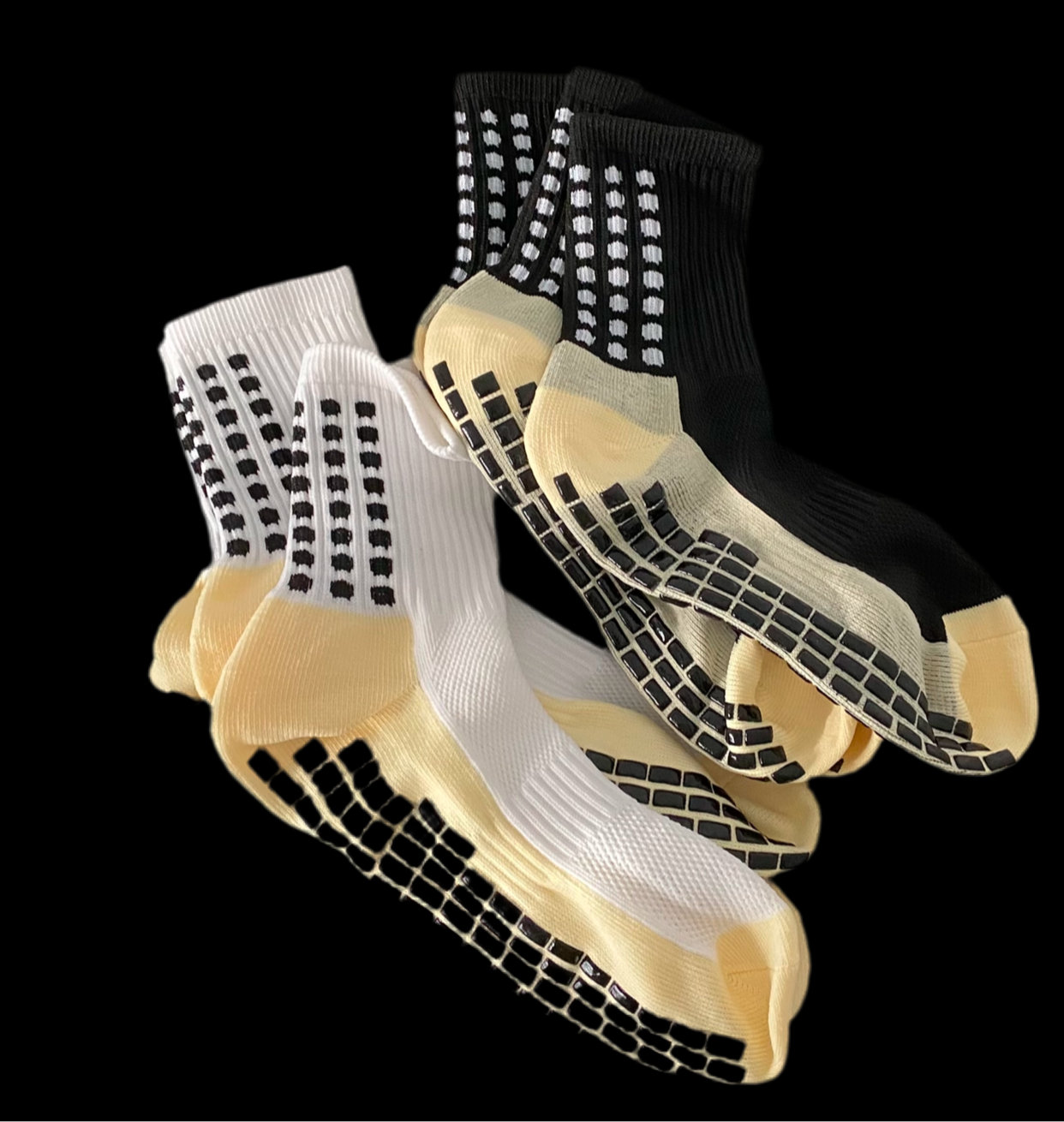 POWERGRIP Anti-Slip Socks For Men (4 pairs)