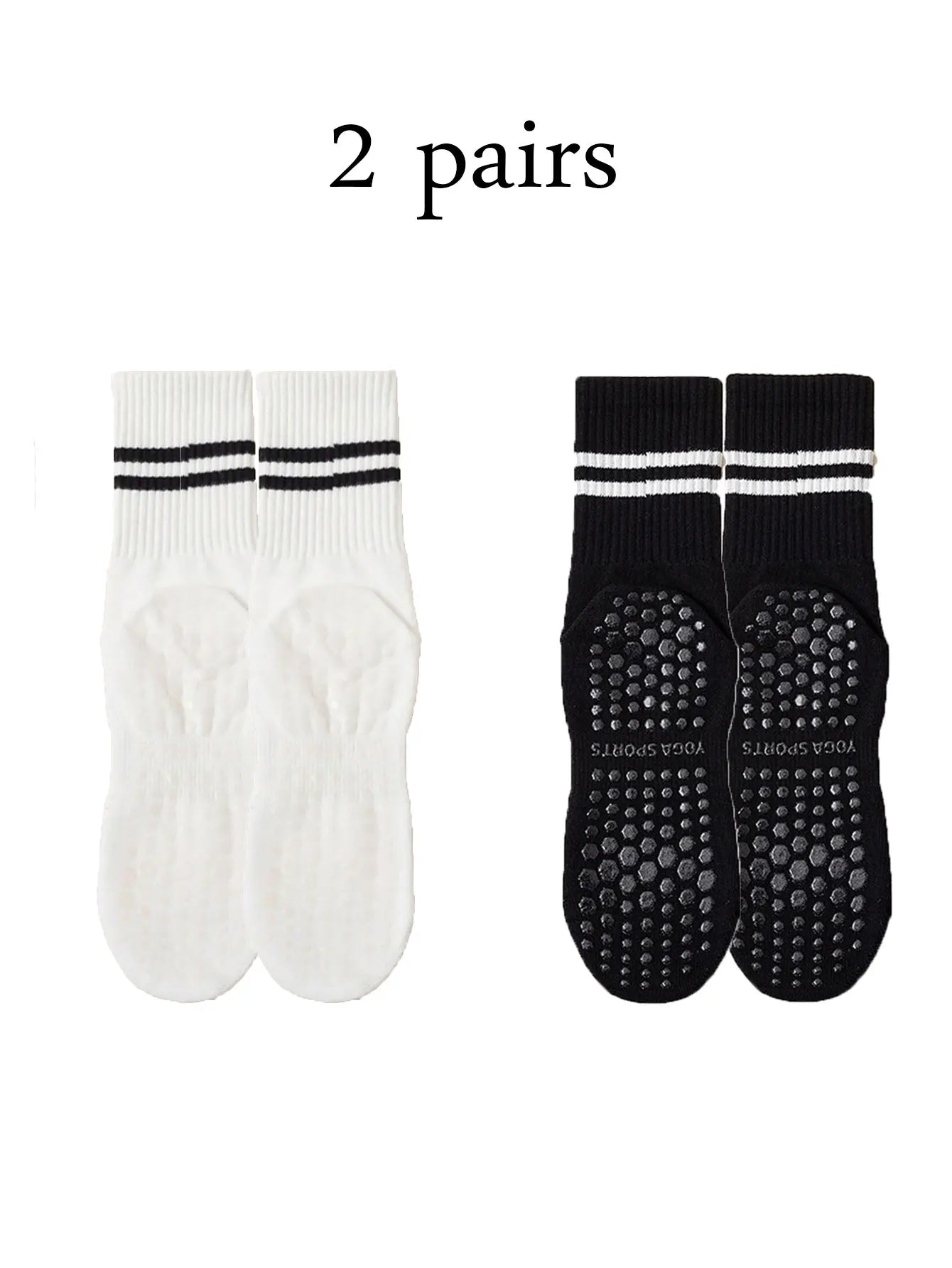 FLEXIFEET Anti-slip Socks Women (2 pairs)