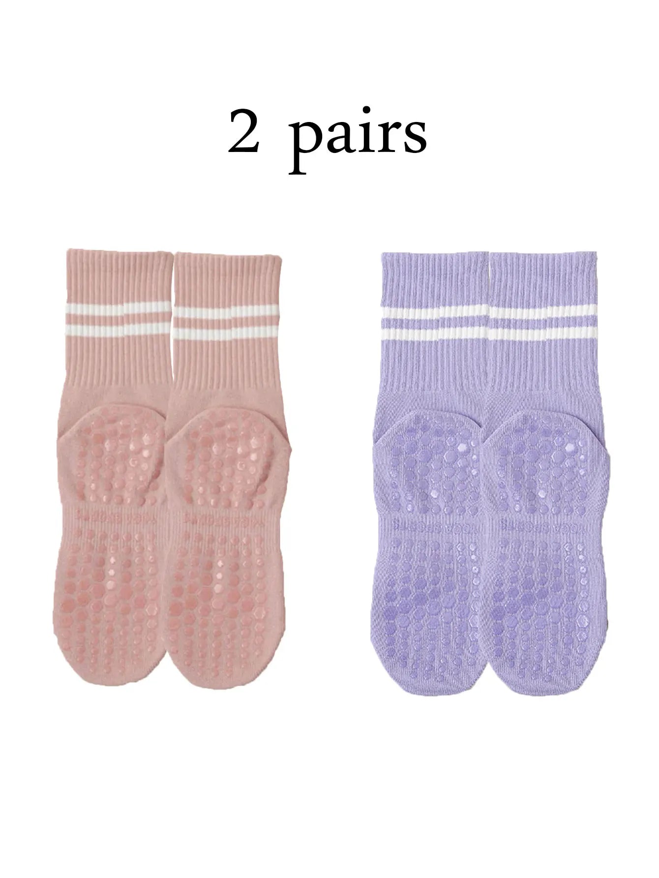 FLEXIFEET Anti-slip Socks Women (2 pairs)