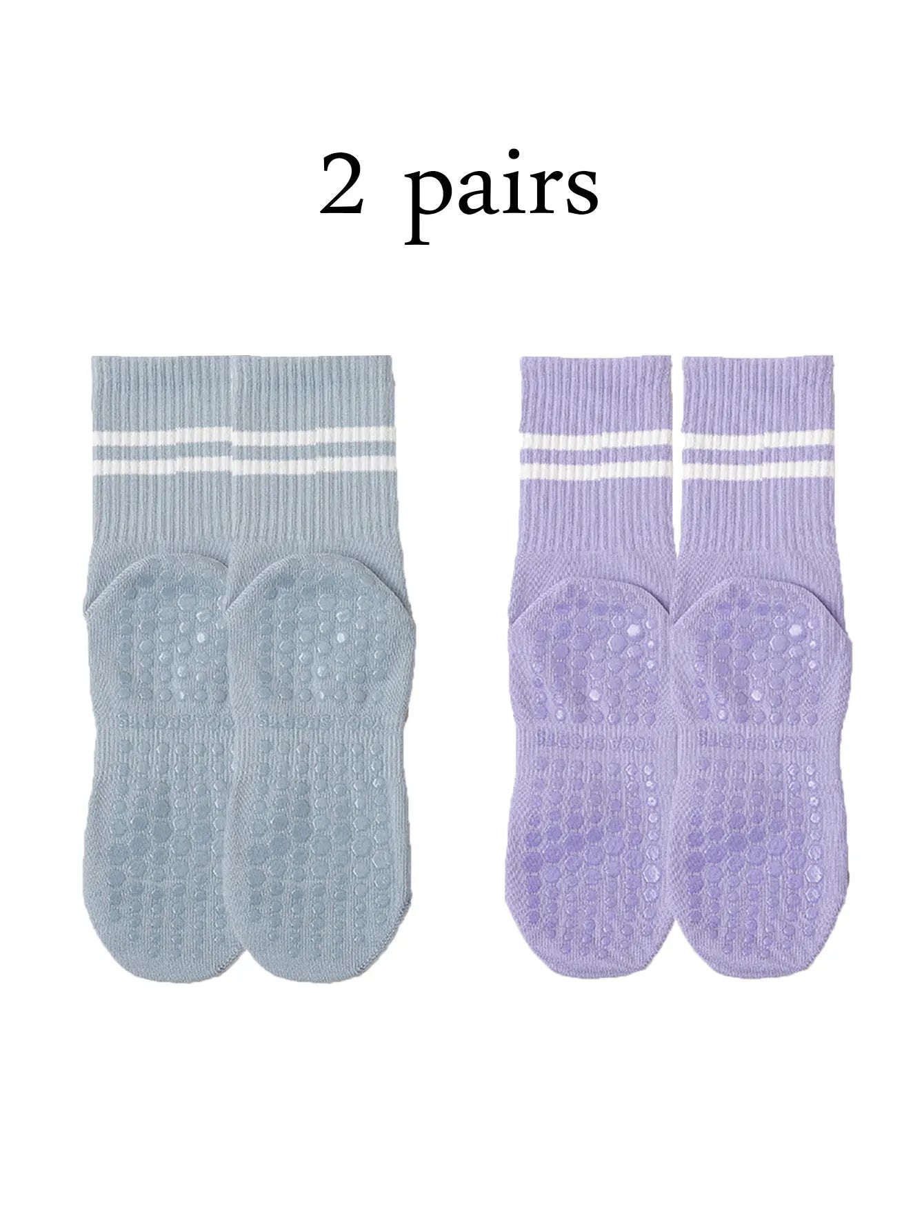 FLEXIFEET Anti-slip Socks Women (2 pairs)